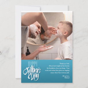 Alles Gute zum Vatertag Grußkarte Feiertagskarte