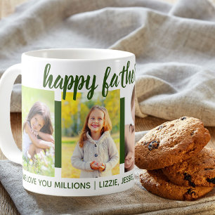 Alles Gute zum Vatertag Individuelle Begrüßung 4 F Kaffeetasse