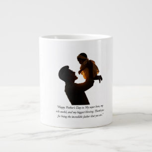 Alles Gute zum Vatertag Jumbo-Tasse