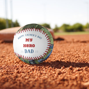 Alles Gute zum Vatertag Mein Held Foto Baseball