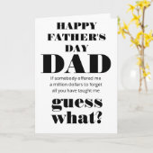Alles Gute zum Vatertag Papa Karte (Gelbe Blume)