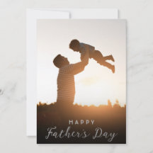 Alles Gute zum Vatertag Papa Kinder Foto Karte