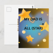 Alles Gute zum Vatertag  Postkarte (Vorne/Hinten)