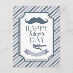 Alles Gute zum Vatertag Postkarte