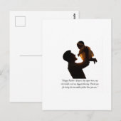 Alles Gute zum Vatertag Postkarte (Vorne/Hinten)