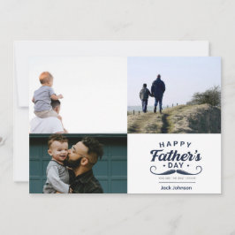 Alles Gute zum Vatertag Schnurrbart-Tribut-Design Feiertagskarte