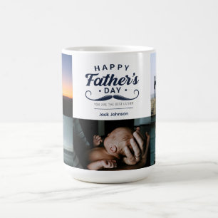 Alles Gute zum Vatertag Schnurrbart-Tribut-Design Kaffeetasse