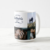 Alles Gute zum Vatertag Schnurrbart-Tribut-Design Kaffeetasse (VorderseiteRechts)