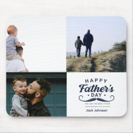 Alles Gute zum Vatertag Schnurrbart-Tribut-Design Mousepad