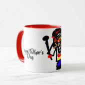 Alles Gute zum Vatertag Tasse (Vorderseite Links)
