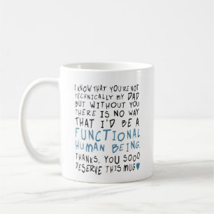 Alles Gute zum Vatertag Zitat Kaffeetasse