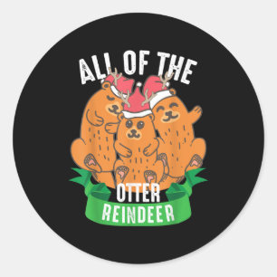 Alles Gute zum Weihnachtsfest in Reinreira Runder Aufkleber