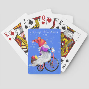 Alles Gute zum Weihnachtsgenom mit Bike und Gesche Spielkarten