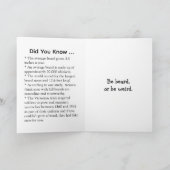 Alles Gute zum Weltbarttag! Funny Holidays Karte (Innenseite)