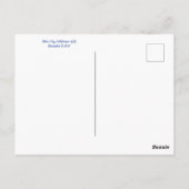 Alles Gute zum Winter Solstice aus Tahoe City! Postkarte (Rückseite)