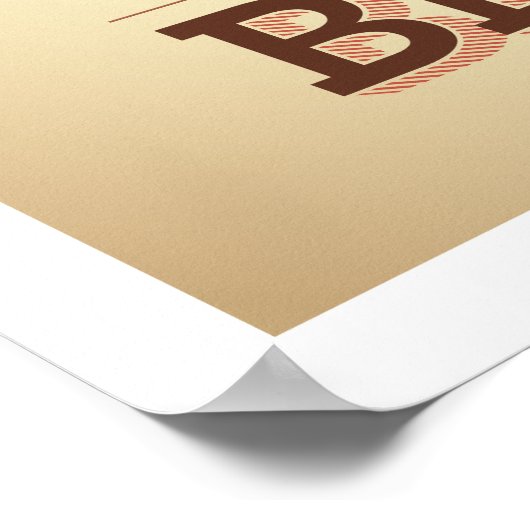 Alles Hagel, das Bean Art Poster (Ecke)