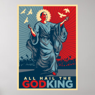 Alles Hail The God-King-Poster Poster