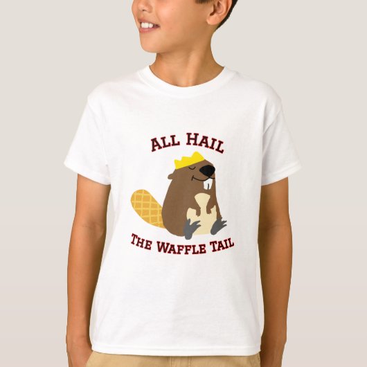 Alles Hail the Waffle Schwanz T - Shirt (Vorderseite)