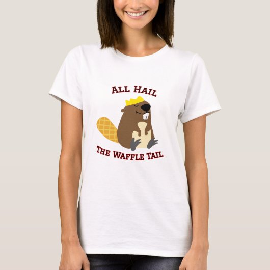 Alles Hail the Waffle Schwanz T - Shirt (Vorderseite)