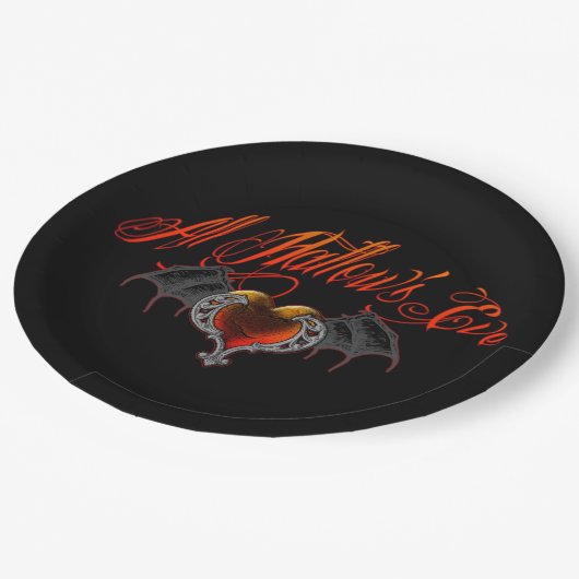 Alles Halbdunkel Pappteller (Schrägansicht)