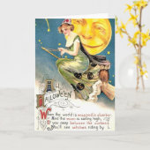 Alles Halloween Karte (Gelbe Blume)