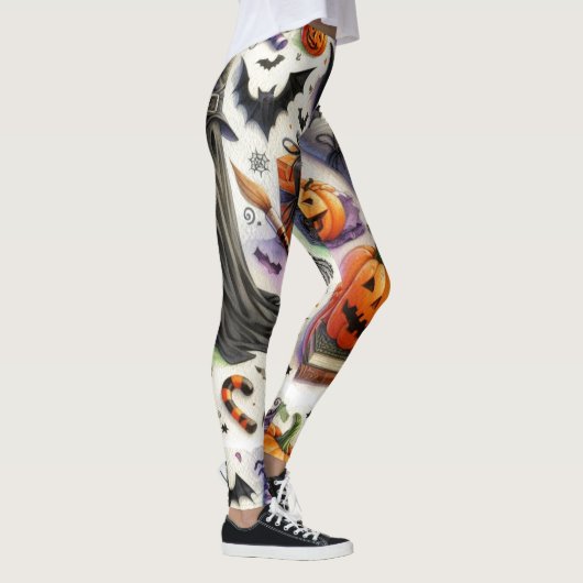 Alles Halloween Spookes Muster Leggings (Rechts)