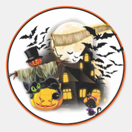 Alles Halloween Stickers Set der 20 Runde