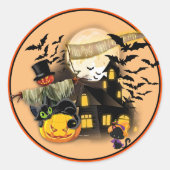 Alles Halloween Stickers Set der 20 Runde (Vorderseite)