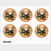 Alles Halloween Stickers Set der 20 Runde (Blatt)