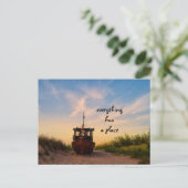 Alles hat Platz Postkarte (Stehend Vorderseite)