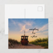 Alles hat Platz Postkarte (Vorne/Hinten)