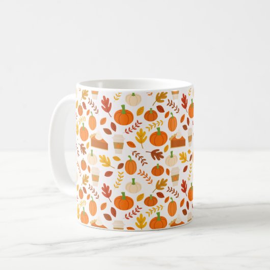 Alles Herbst über Print-Tasse Kaffeetasse (Vorderseite Links)