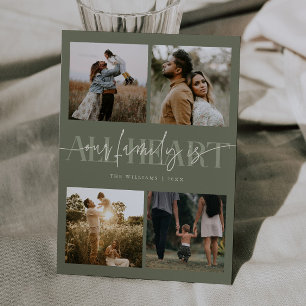 Alles Herz Sage Grün Foto Valentinstag Feiertagskarte