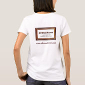 Alles Holz gestaltet T - Shirt (Rückseite)