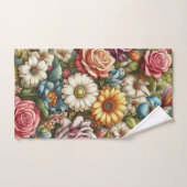 Alles in allem Blumendesign Badhandtuch Set (Handtuch)