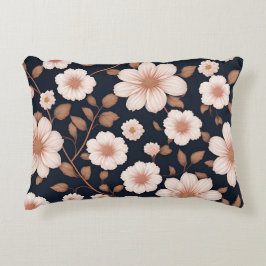 Alles in allem Blumendesign Dekokissen