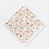 Alles in allem Blumendesign Serviette (Ecke)