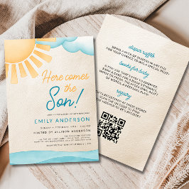 Alles in allem kommt die Son Baby Boy Dusche Einladung