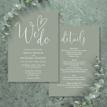 Alles in allem machen wir eine grüne Hochzeit im H