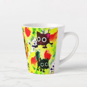 Alles in allem schöne grüne, rot gesprenkelte Tass Milchtasse (Rechts)