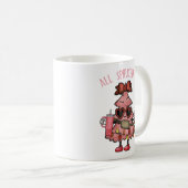 Alles in Bewegung - Funny Bougie Weihnachtsbaum Kaffeetasse (VorderseiteRechts)