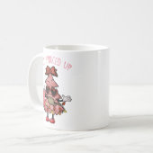 Alles in Bewegung - Funny Bougie Weihnachtsbaum Kaffeetasse (Vorderseite Links)