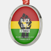 ALLES IN CHRIST | SCHWARZE LEBENSMITTEL ORNAMENT AUS METALL (Links)