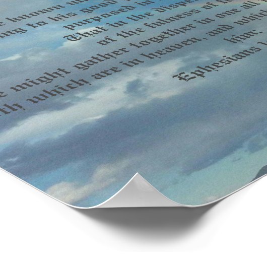 Alles in Christus Poster (Ecke)