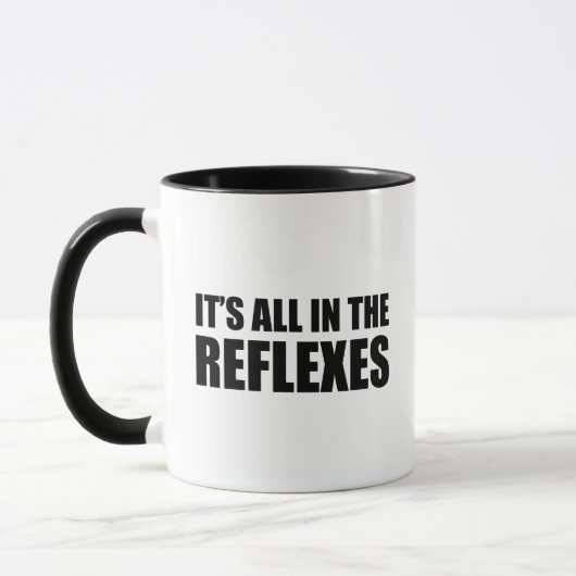 Alles in den Reflexen Tasse (Links)