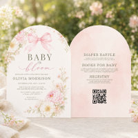 Alles in Einem Baby in Blüte Rosa Schleife Bad