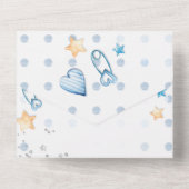 ALLES IN EINEM BABY JUGEND ZEIGT Einladung Design (Rückseite)