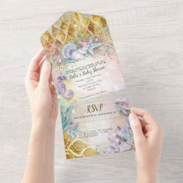 ALLES IN EINEM BABY SHOWING-Design All In One Einladung