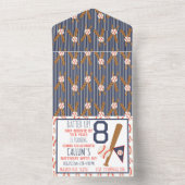 Alles in einem Baseball Geburtstag Einladung (Innen)