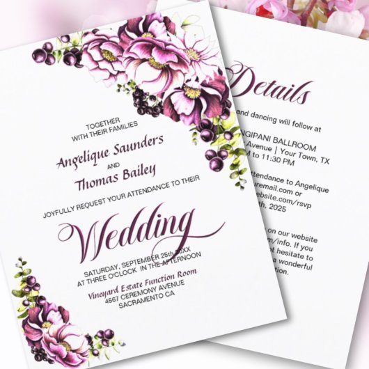 Alles in einem Budget rosa Blumenzehen